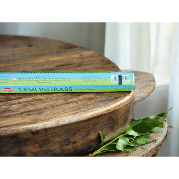 HEM Lemongrass 20 Incense Sticks Aromatic And Calming Relaxation Meditation - Picture 7 of 9